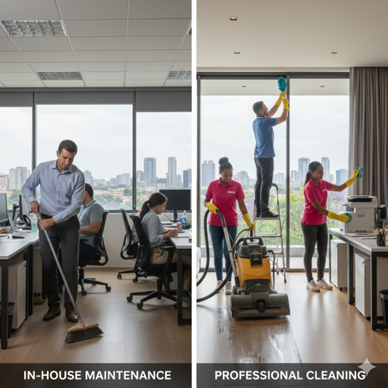 Deep Clean ROI: Calculating the Value of Professional Cleaning vs. In-House Maintenance